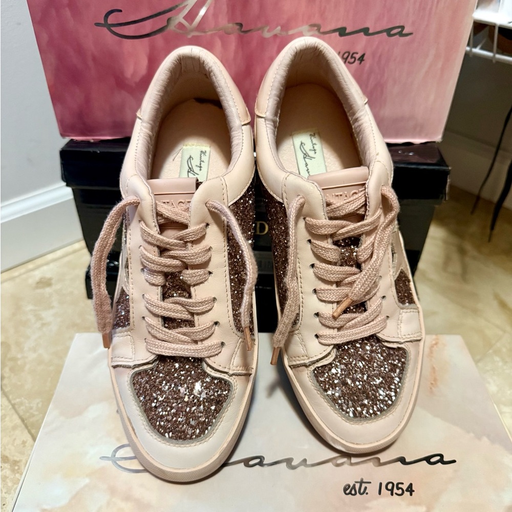 Vintage Havana Pink Glitter Sneakers - Picture 8 of 15